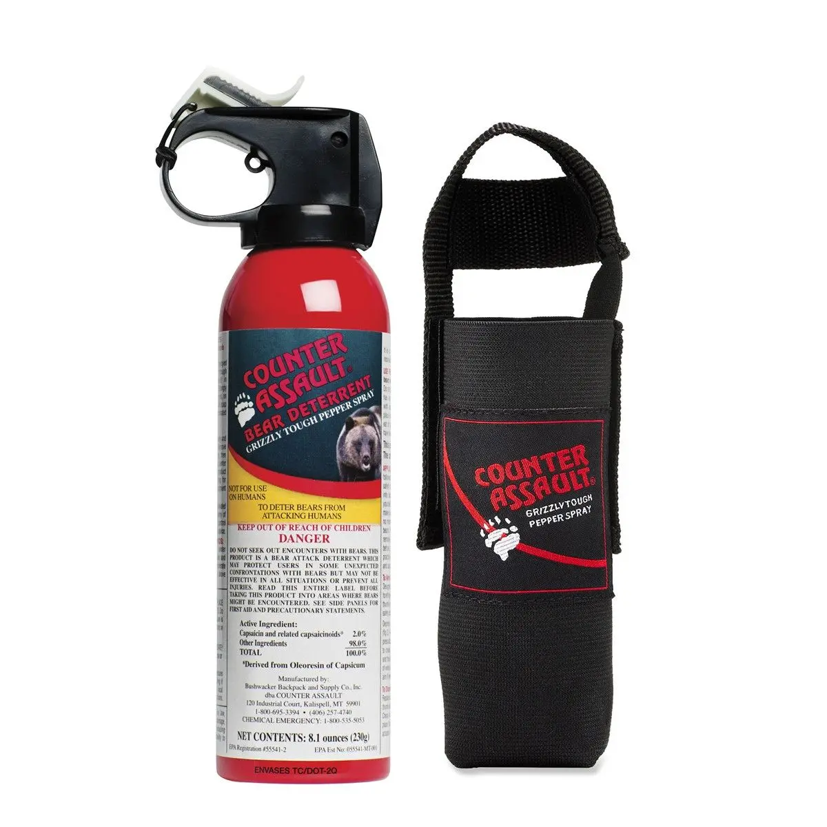 Counter Assault Bear Spray W/Holster 1