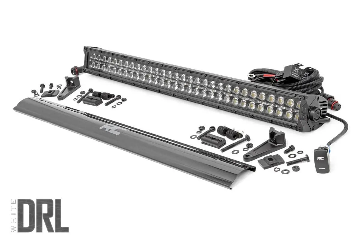 Rough Country 30-Inch Cree Led Light Bar - (Dual Row | Black Series W/ Cool White Drl) 1