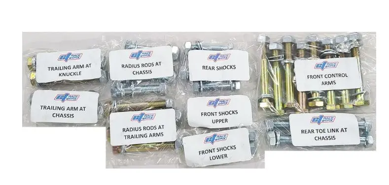 Ct Raceworx Polaris Pro R/Turbo R Suspension Hardware Kit 1