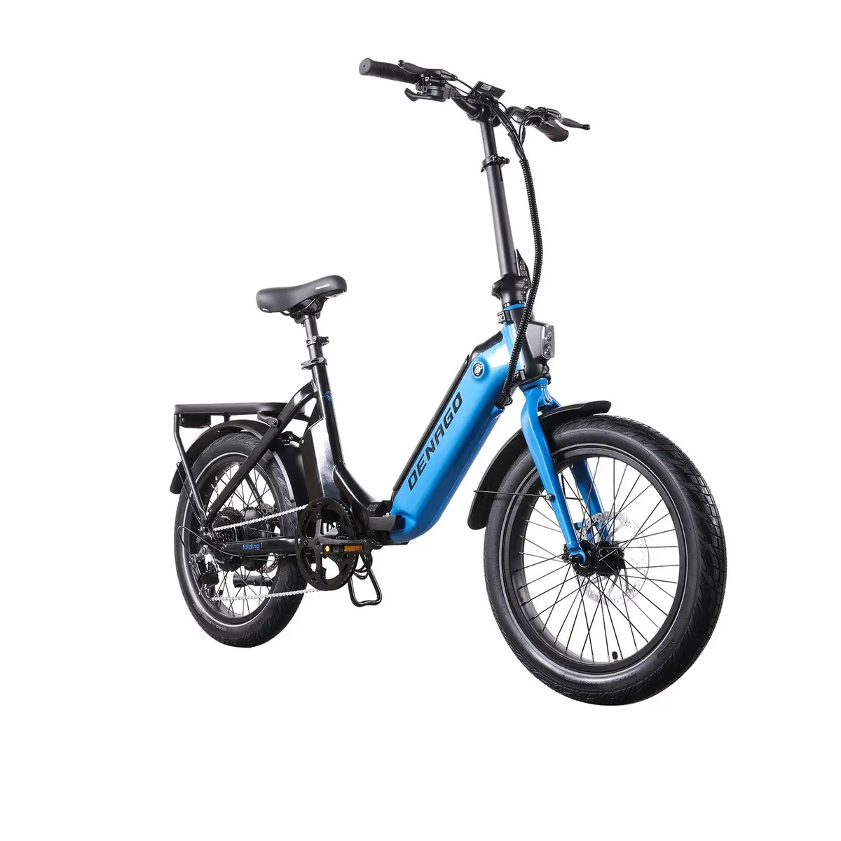 Denago Folding 1 St E-Bike, 500 Watt, Low Step, Blue, One Size 2