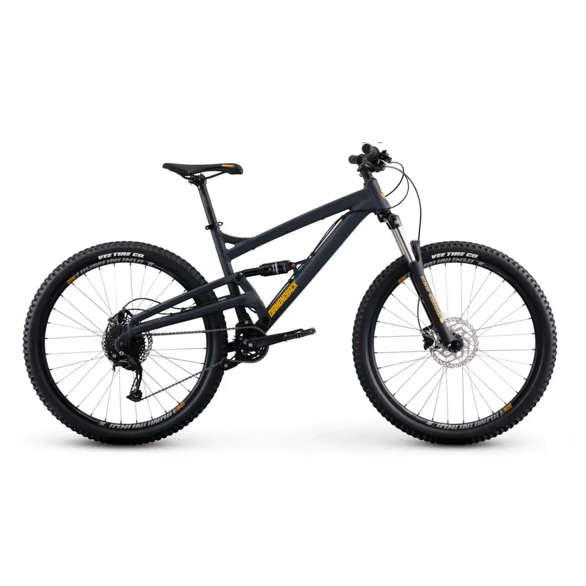 Diamondback Atroz 2 Mountain Bike, Full Suspension, Black Onyx, Small, Medium 1