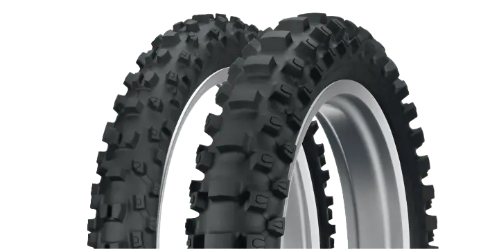 Dunlop Mx33 Soft/Int Tires For Emoto 1