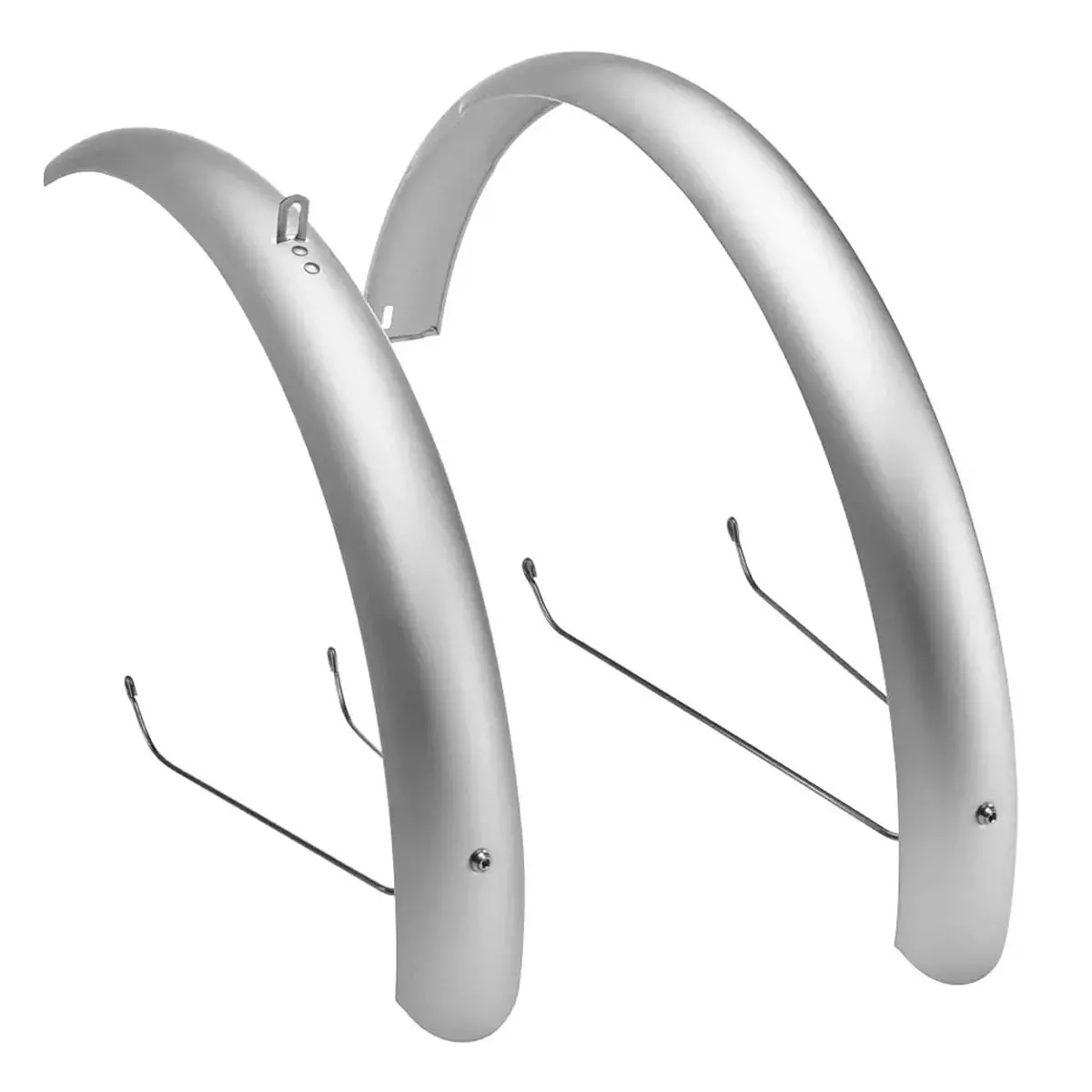 Townie Original 24-Inch Aluminum Fender Set Matte Silver 1