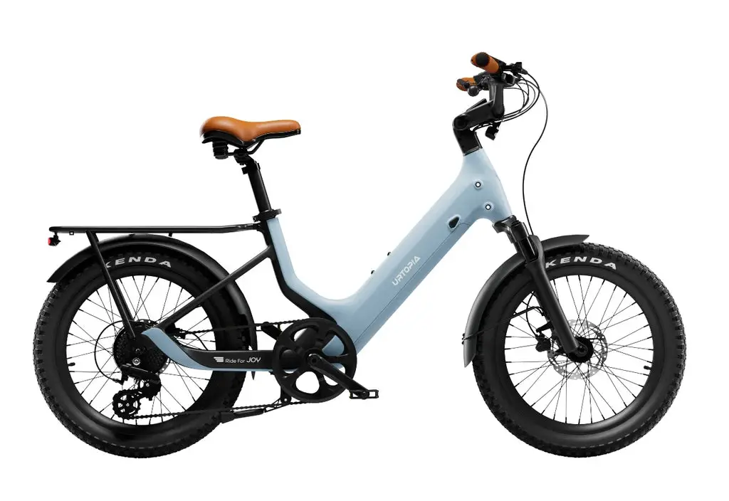 Urtopia Joy, Carbon 20" Fat-Tire E-Bike Glacier Blue 1