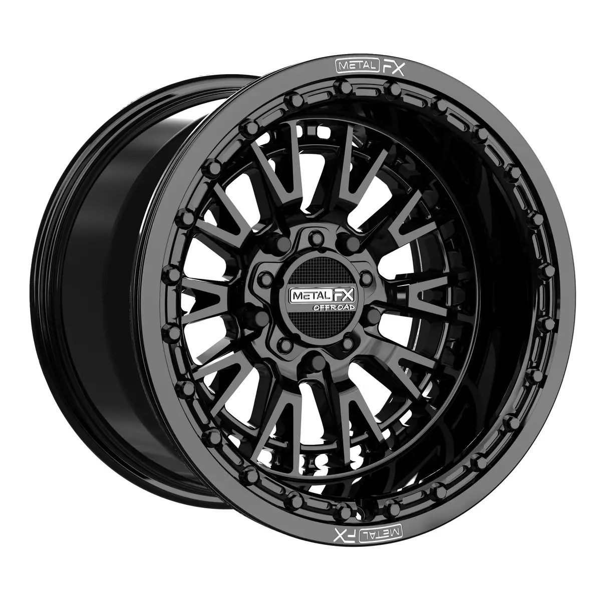 Metal Fx Slayer R Beadlock | Gloss Black 1