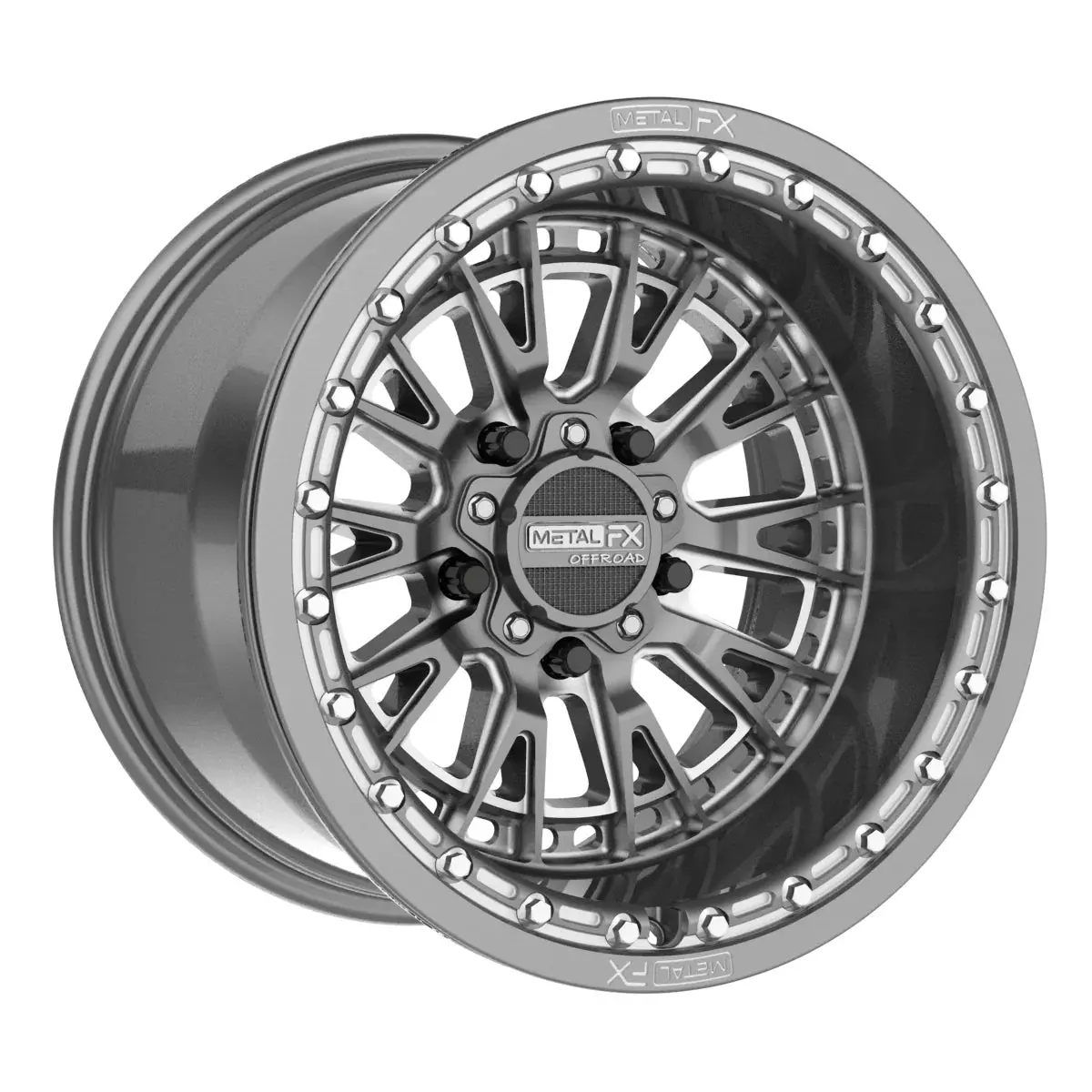 Metal Fx Slayer R Beadlock | Gunmetal Contrast Cut 1