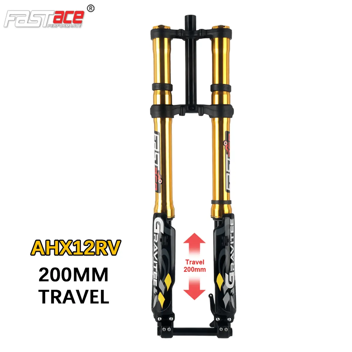 Fastace Ahx12rv Original Factory Front Fork Suspension 60Lbs For Surron Talaria Sting 79 Bike Falcon M / Falcon Pro || Gold 1