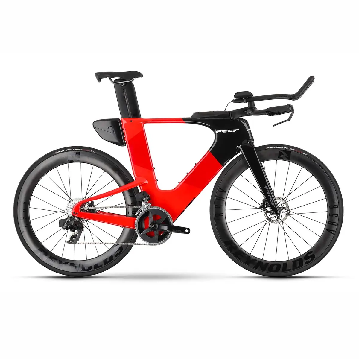 Felt Iax Advanced Rival Etap Axs, Time Trail Bike, Gloss Hibiscus Red 2025 1