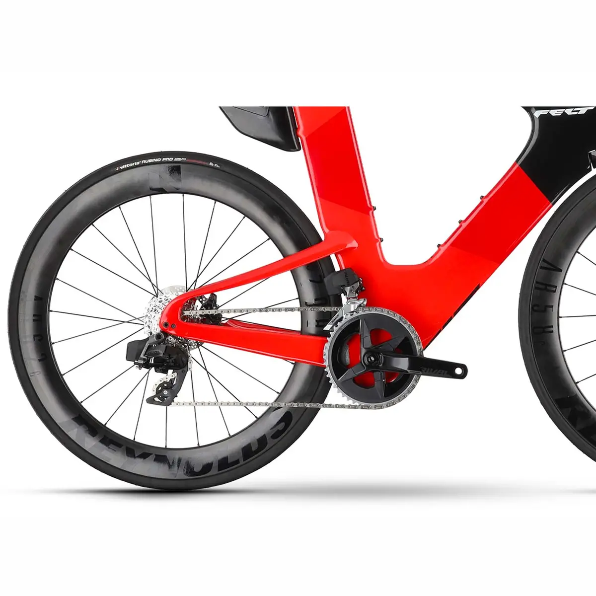 Felt Iax Advanced Rival Etap Axs, Time Trail Bike, Gloss Hibiscus Red 2025 5