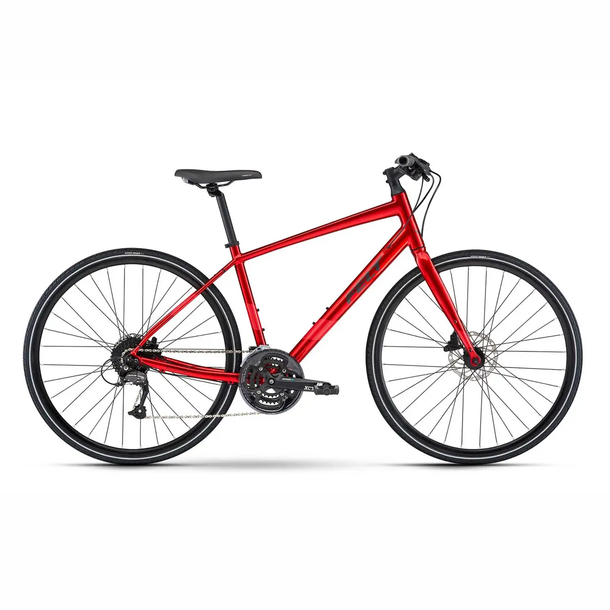 Felt Verza Speed 40, Shimano Altus, Disc Brakes, Reflective Red 1