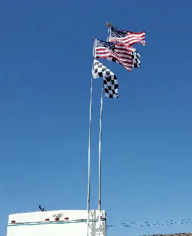Collapsible Flagpole 22' - By Poles And Holders 2