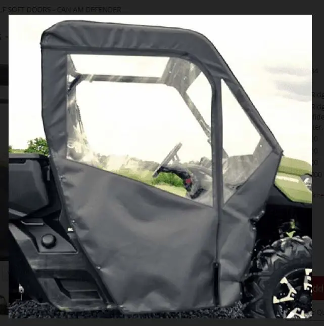 Falcon Ridge Half Soft Doors - Can Am Defender 1
