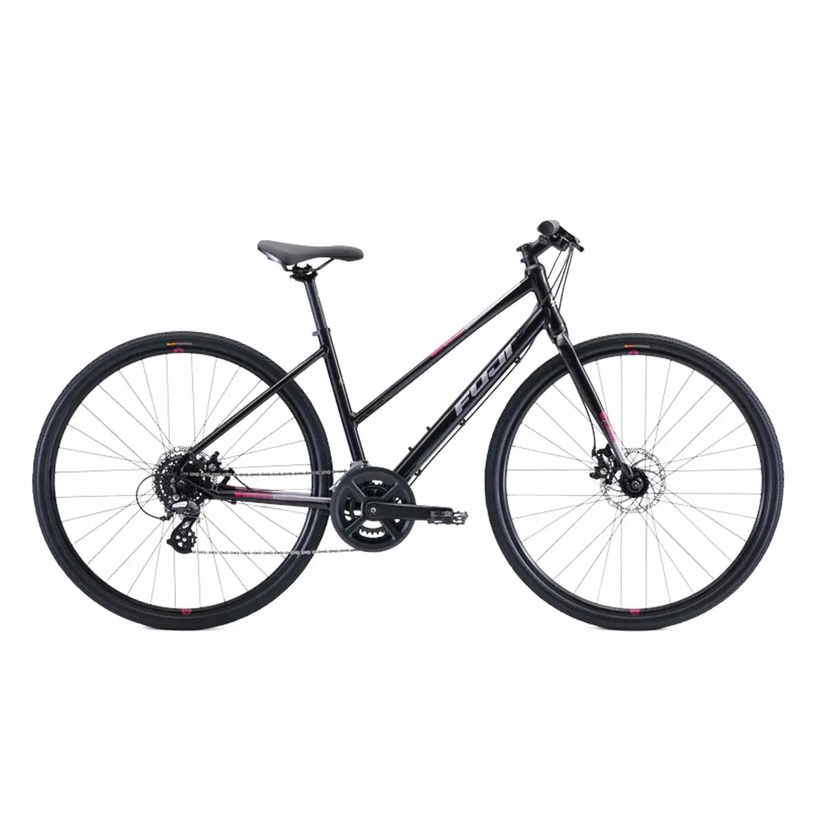 Fuji Absolute 1.9 St, Shimano Altus, Disc, Black 1