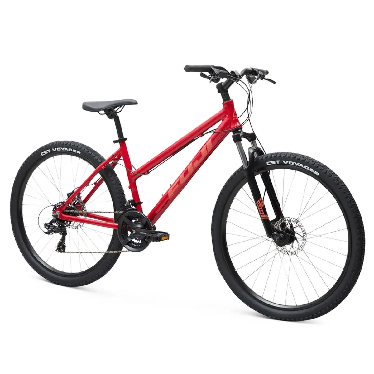 Fuji Adventure 27.5, 2023, Red Coral, Step Thru, 15" Small 1