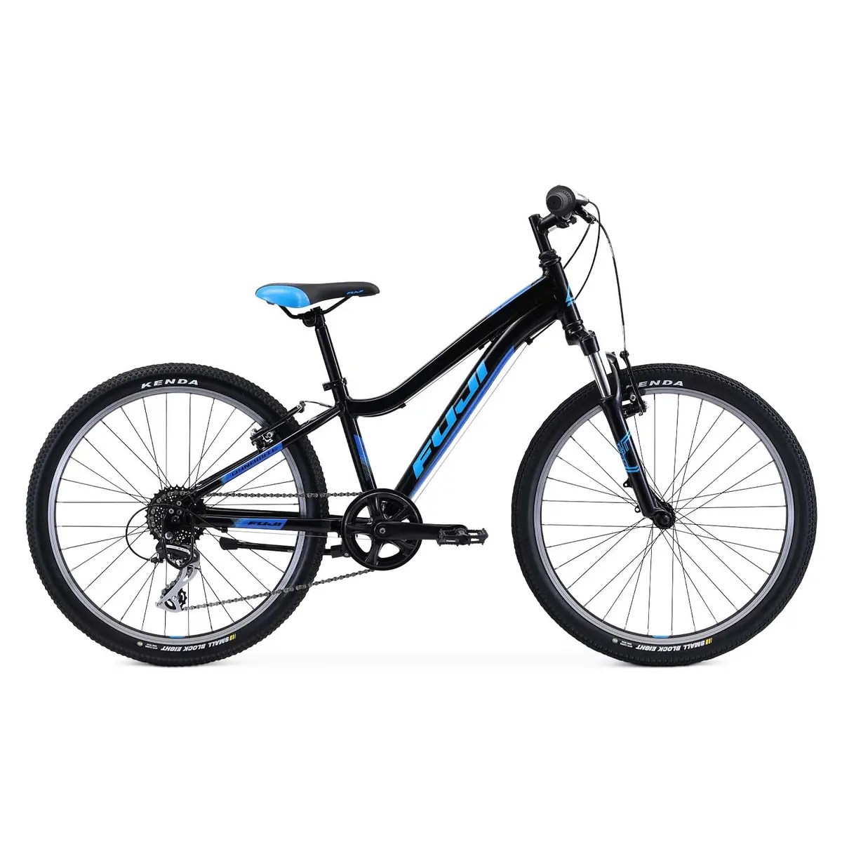 Fuji Dynamite 24" Comp Kid's Bike, 8-Speed, Black/Blue 2021 1