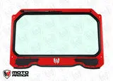 Full Glass Windshield With Vents For 900, 1000, Turbo Red From Moto Armor 1