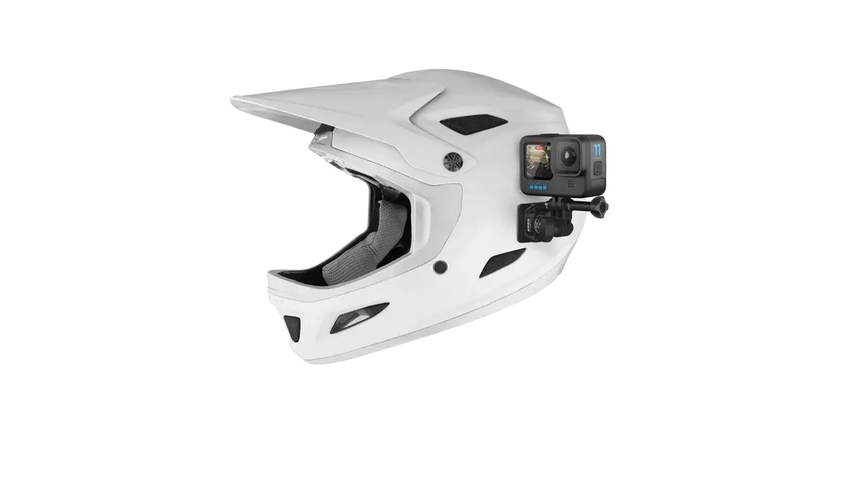 Gopro Helmet Front + Side Mount Helmet Mount For Motorcycles, Ski + More 1