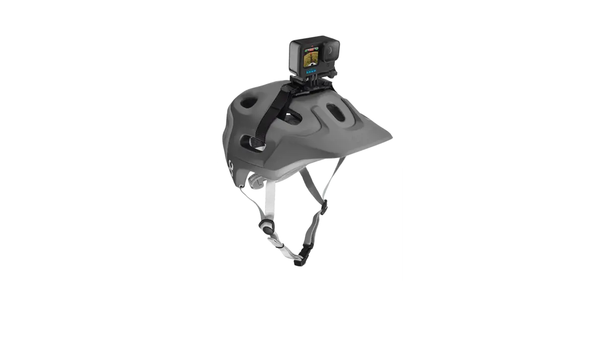Gopro Vented Helmet Strap Mount Adjustable Strap For Bike, Ski, Kayak + Sports Helmets 2