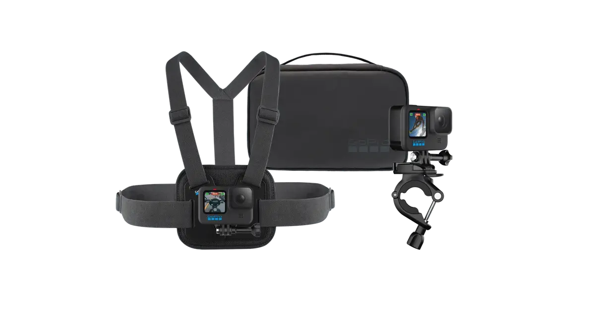 Gopro Sports Kit Chesty + Handlebar / Seatpost / Pole Mount + Camera Case 1