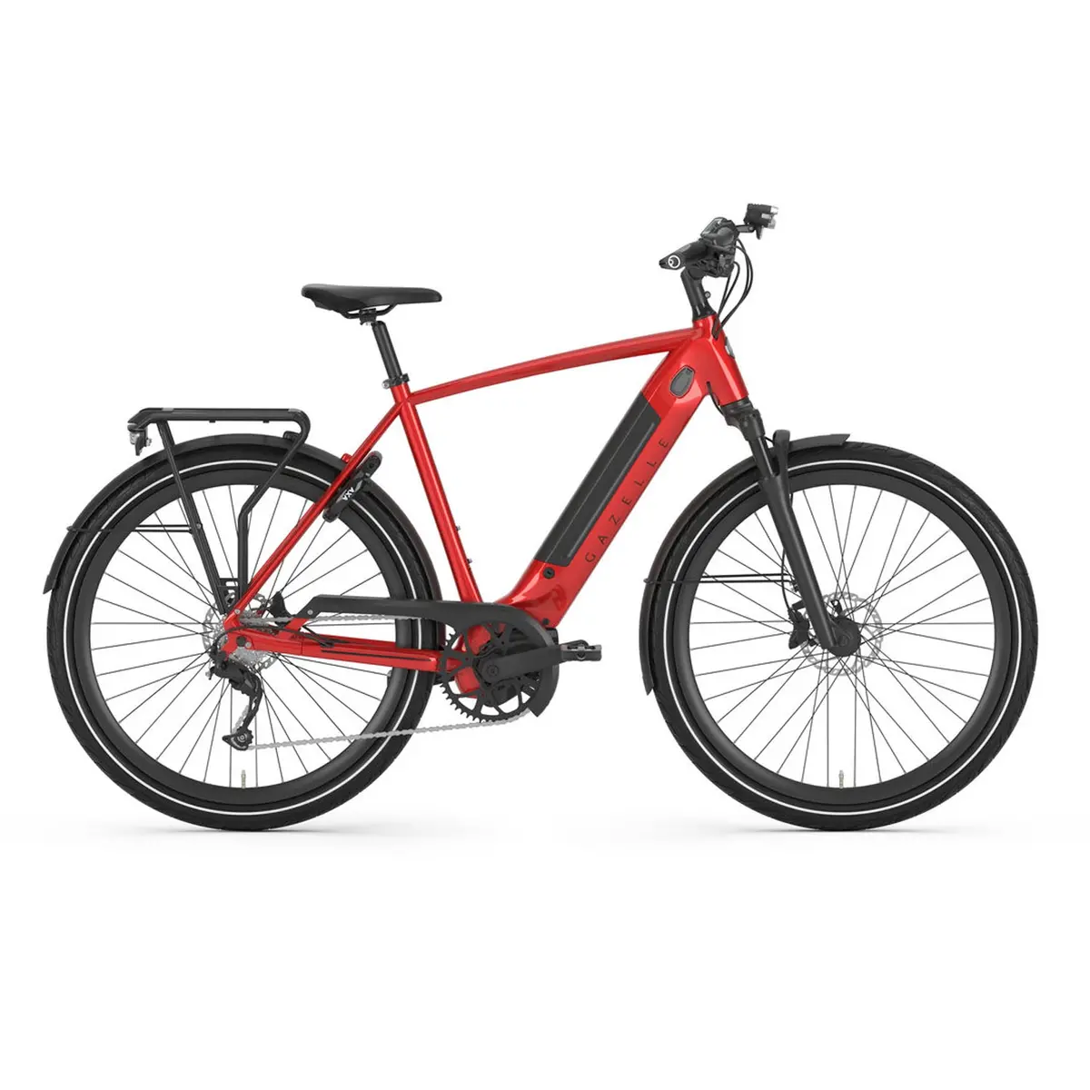 Gazelle Ultimate T10+ High Step, Bosch 28Mph Motor, Red, Medium 53Cm 1