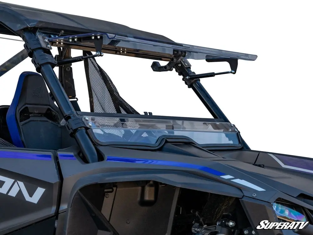 Honda Talon 1000 Scratch Resistant Flip Windshield By Super Atv 1