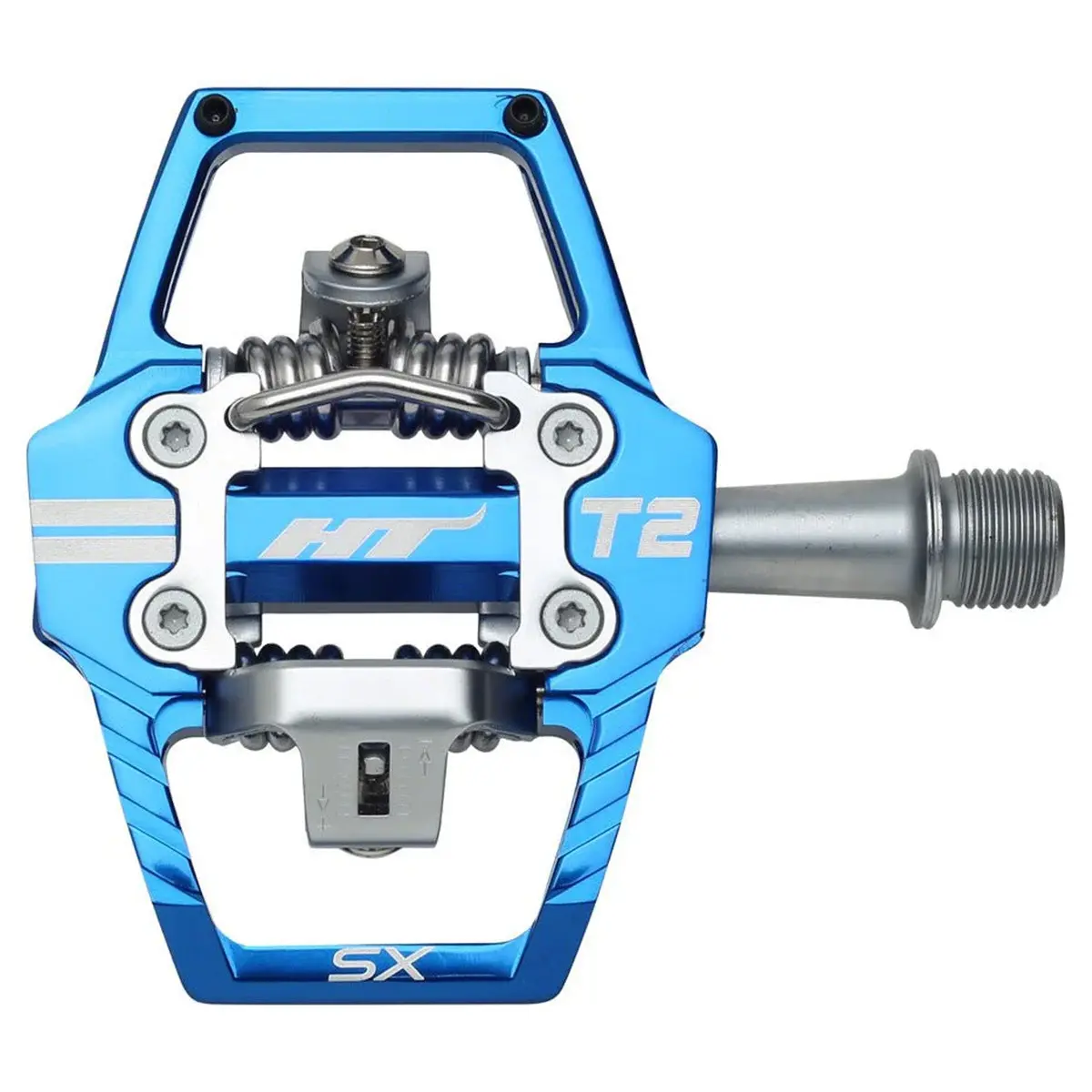 Ht Components T2-Sx Pedals, Clipless Platform Aluminum, Royal Blue 1