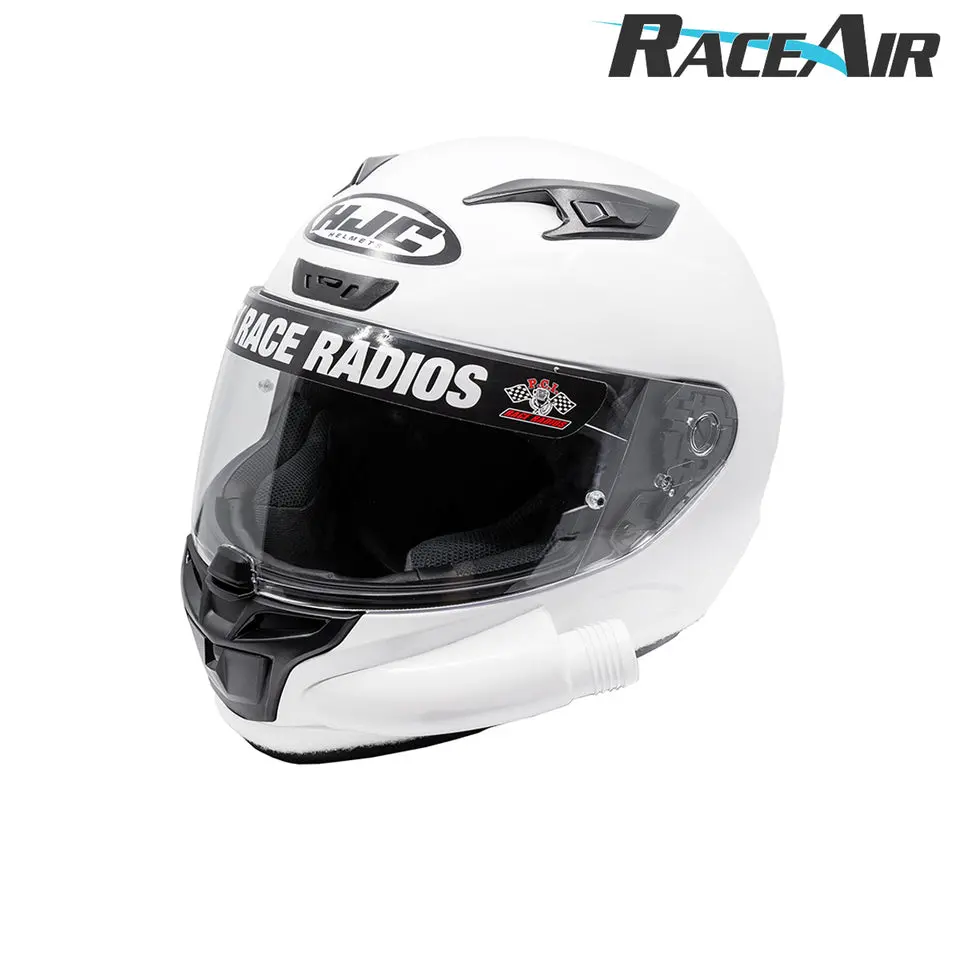 Pci Hjc I10 Dot Helmet - White 1