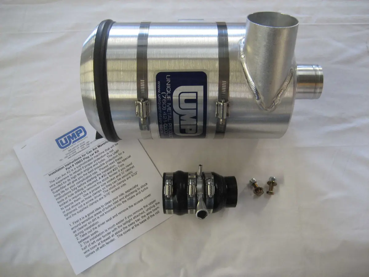 Can Am X3 Turbo Intake Kit And Air Filter By Unique Metal Products (Ump) 1
