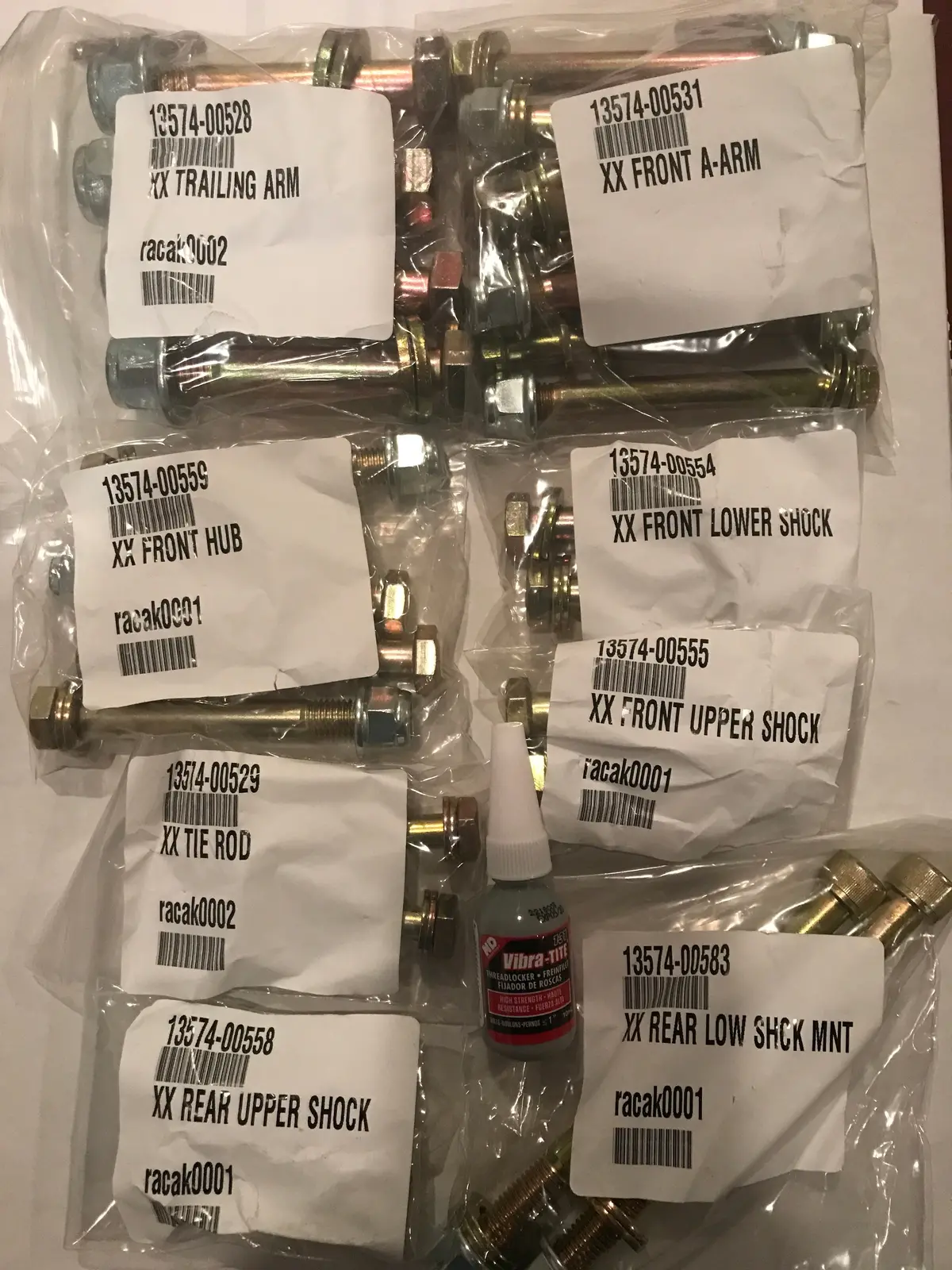 Dempsey X3 Correct Shoulder Bolt Kit 1