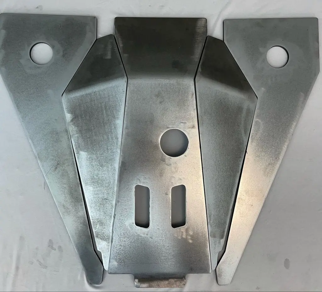 Pro Xp/Turbo R Engine & Transmissions Bash Plates 3/16” Or 1/4” Weld On (Raw) By Nrp (Copy) 2