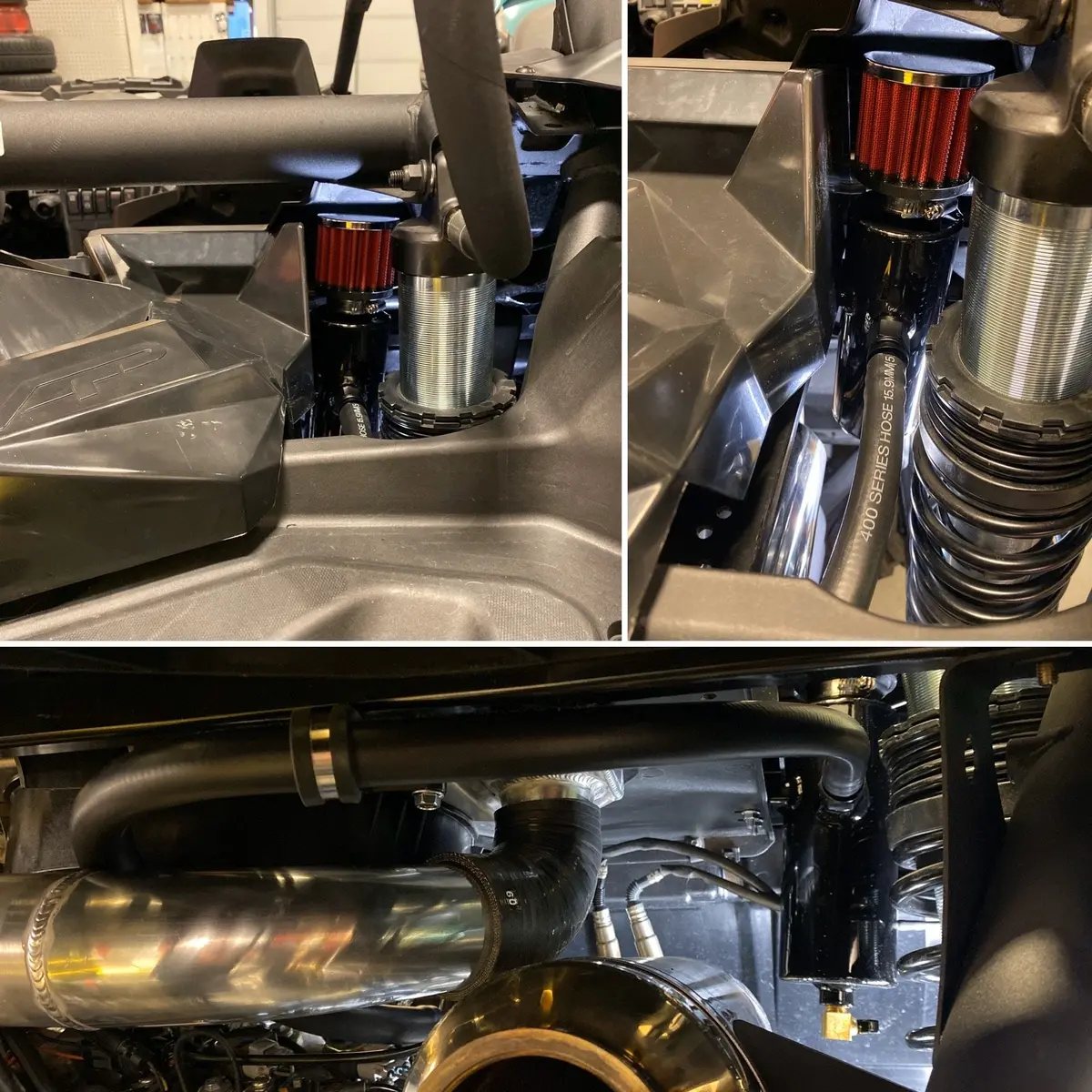 Treal Performance 2017-2022 Can-Am X3 Oil Catch Can / Breather System 1
