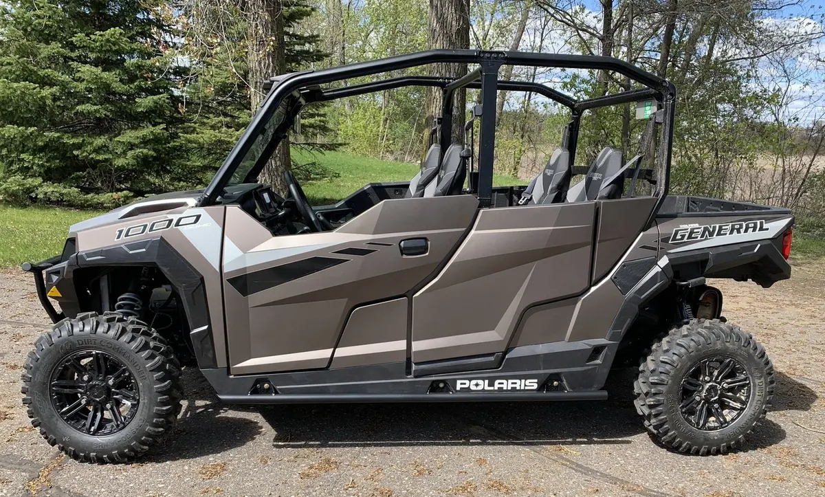 Polaris General 4 Seat Rock Sliders By B&M Fabrications 1