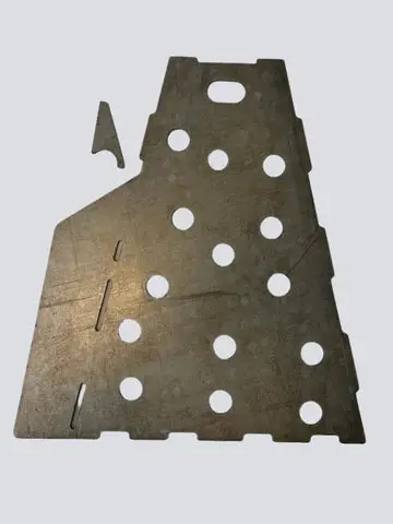 Nrp Can Am X3 Engine & Transmission Bash Plates 1/4” Weld On (Raw) 1