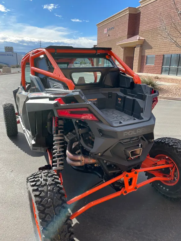 Polaris Rzr Pro R Rear Windshield W/Rockford Fosgate System 2022+ By Dirt Warrior Accessories 1