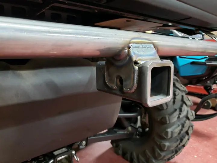 Polaris Ranger Rear Bumper Receiver Hitch By B&M Fabrication 1