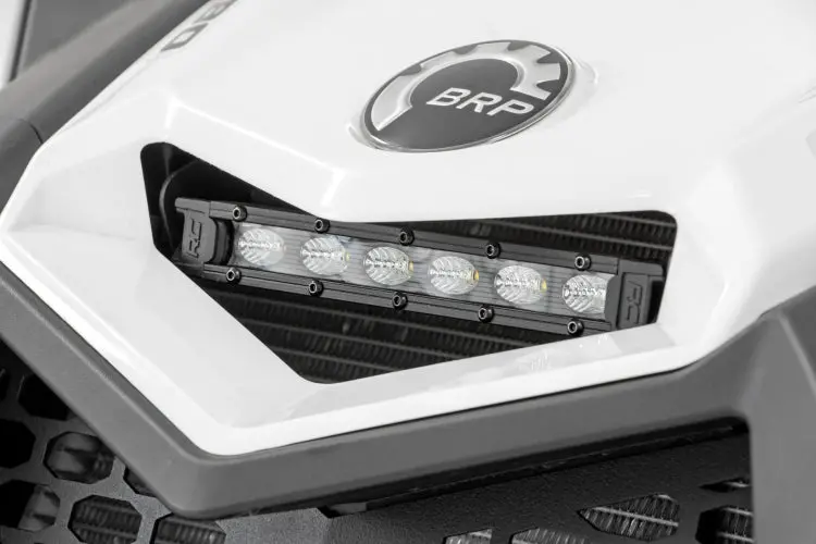 Rough Country Led Light Cowl Mount | 6" Black Slimline | Can-Am Maverick X3 (17-22) 1