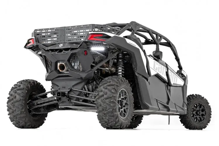 Rough Country Led Light Tail Light Mount | 6" Black Slimline Pair | Can-Am Maverick X3 (17-22) 2