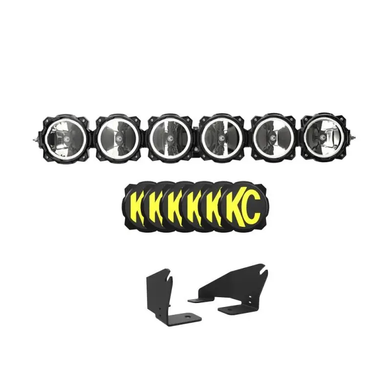 Kc Polaris Rzr Pro R Light Bar Kit - 39" Pro6 Gravity® Led Light Bar - 6-Light 1