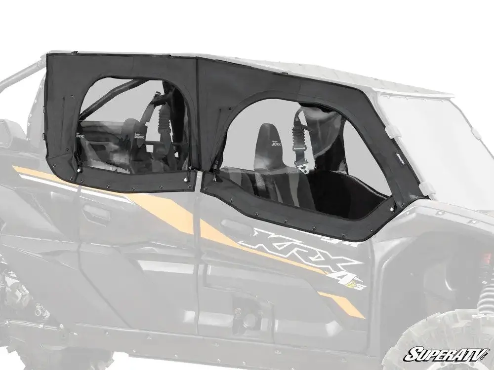 Kawasaki Teryx Krx 4 1000 Primal Soft Cab Enclosure Upper Doors By Superatv 1