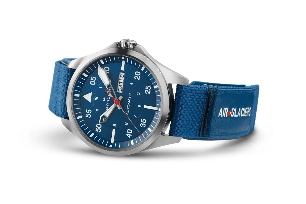 Hamilton Khaki Aviation Pilot Day Date Auto - Air-Glaciers Edition 2