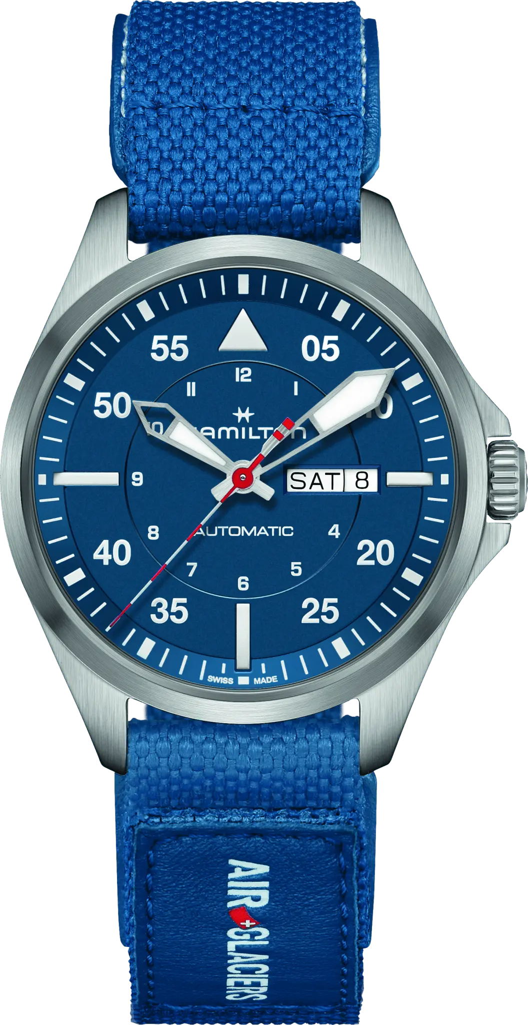 Hamilton Khaki Aviation Pilot Day Date Auto - Air-Glaciers Edition 1