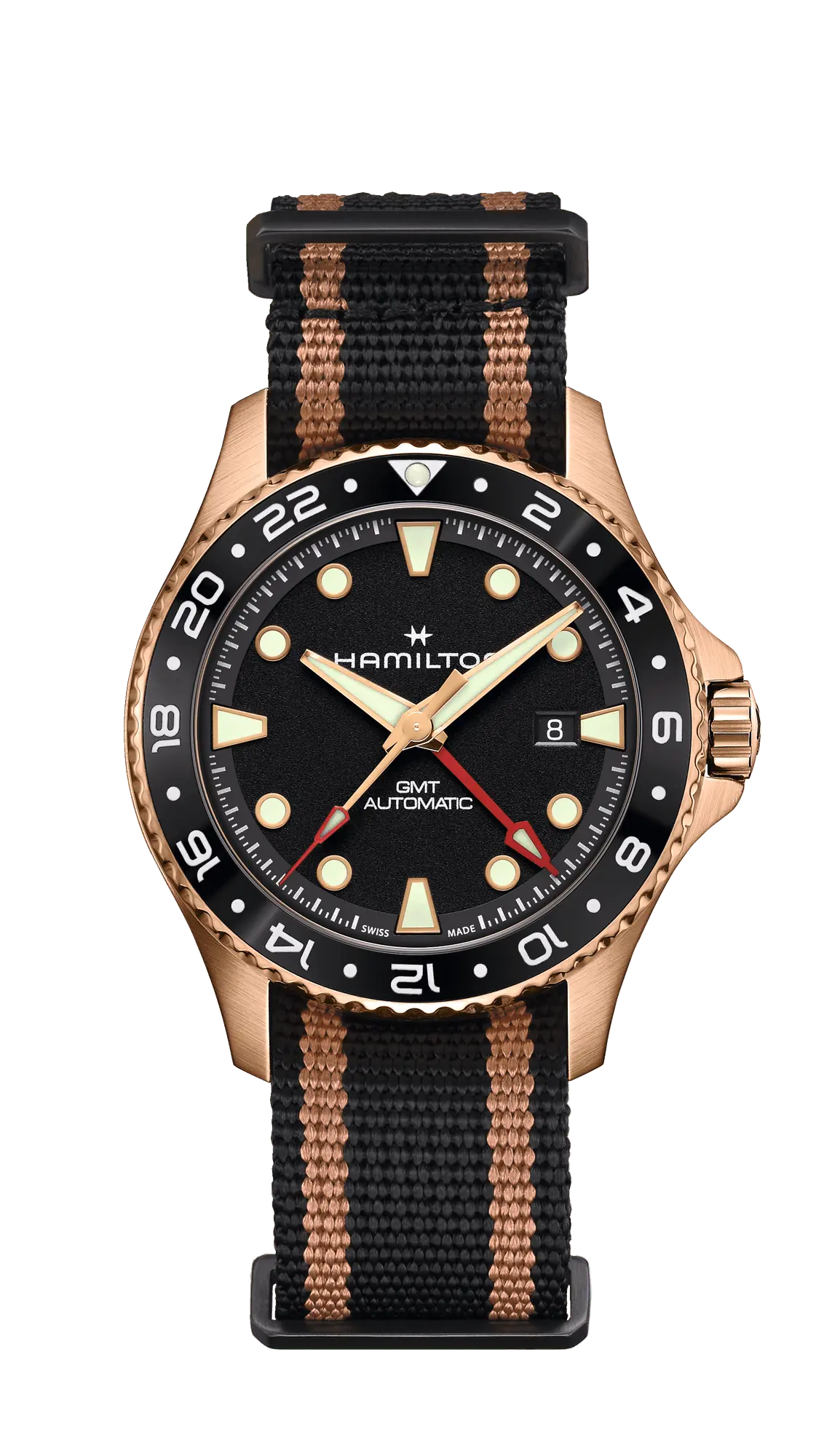 Hamilton Khaki Navy Scuba Automatic Gmt 43Mm Bronze 1