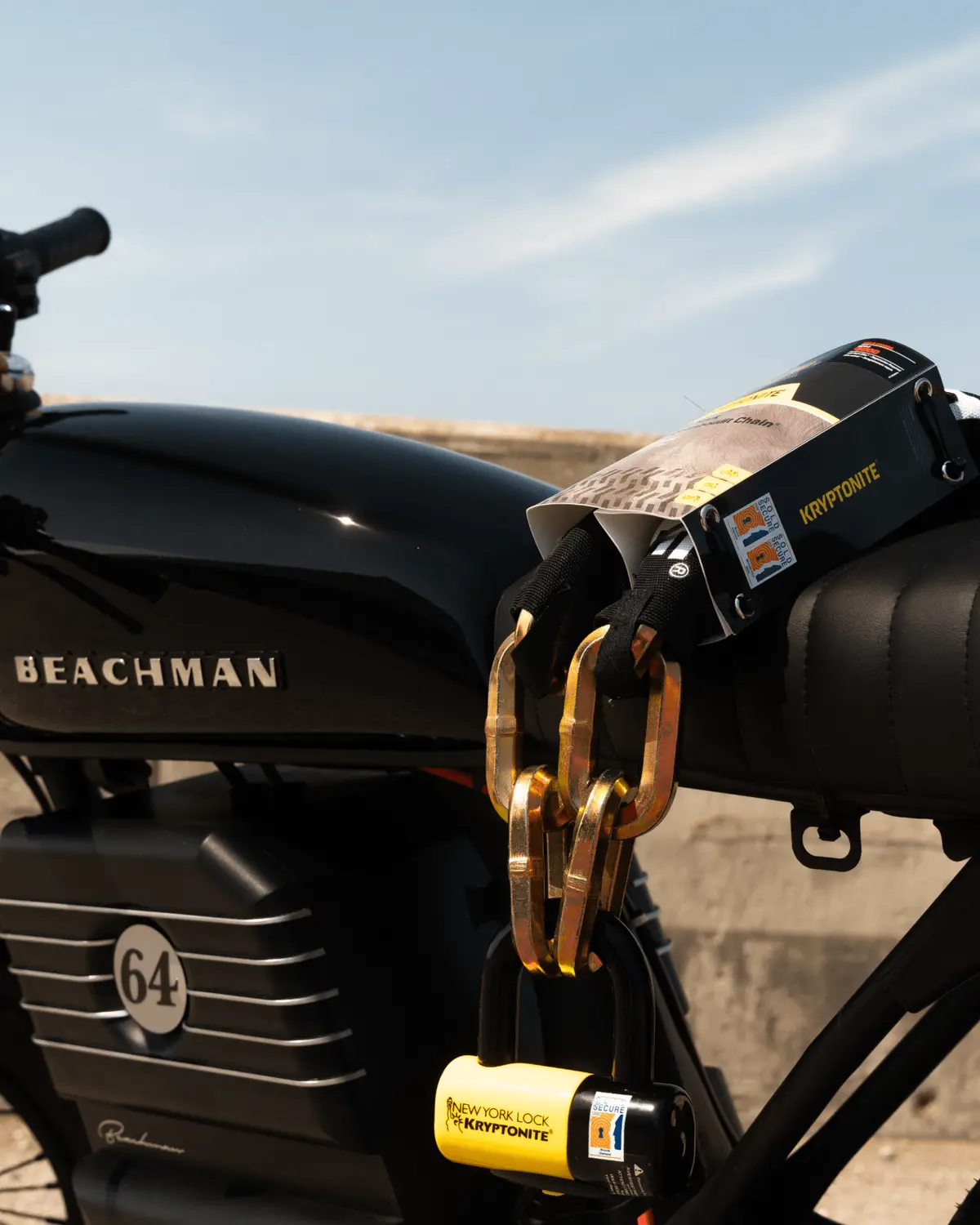 Kryptonite Chain Lock With $5,000 Theft Protection 1