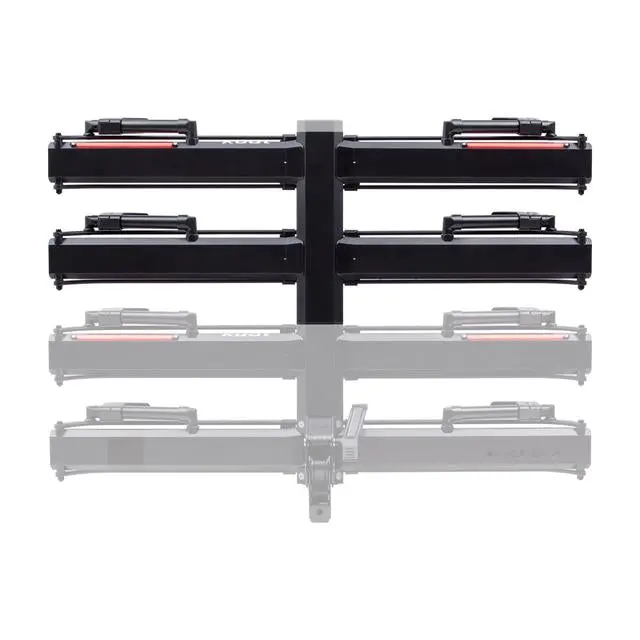 Piston X Add On Led Dual Ratchet Platform Rack With Kashima - 2 Bike 1