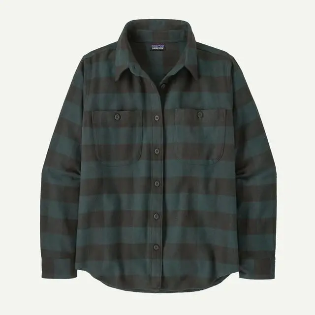 Women's Fjord-Check Flannel Top - Image 8
