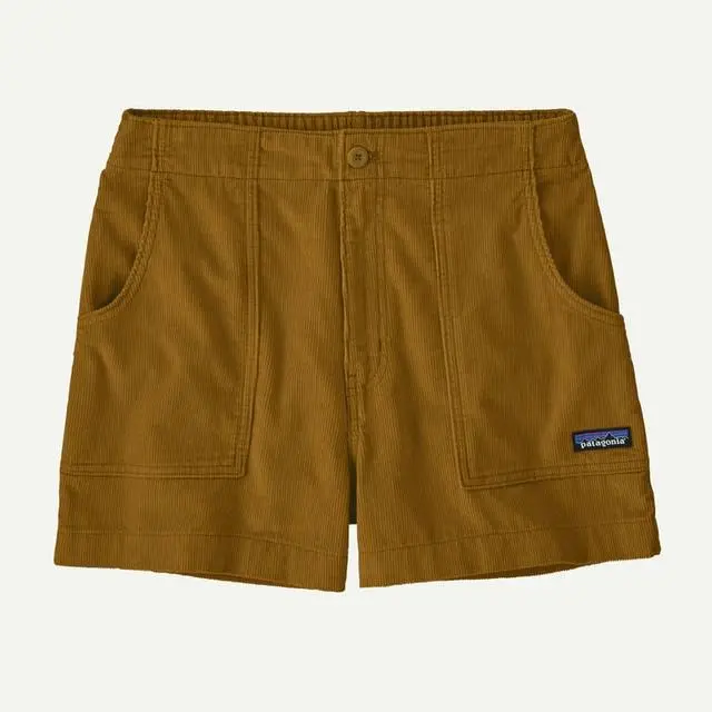 Womens Retro Cord Shorts 1