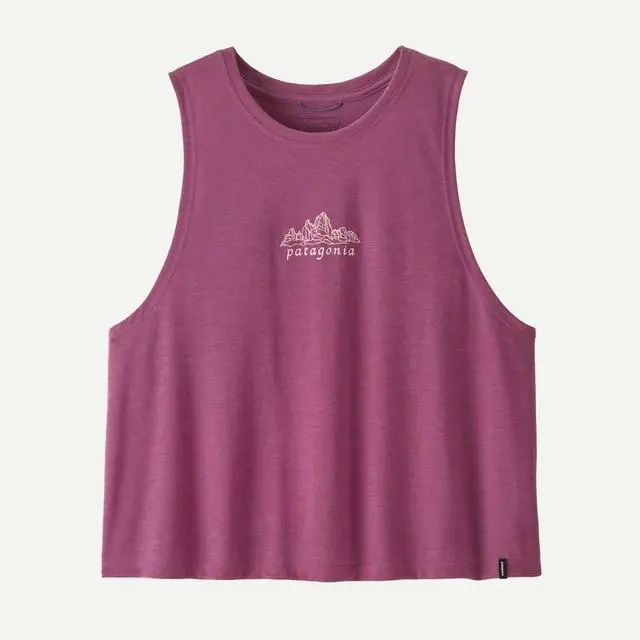 Women's Capilene Cool Trail Cropped Tank 1