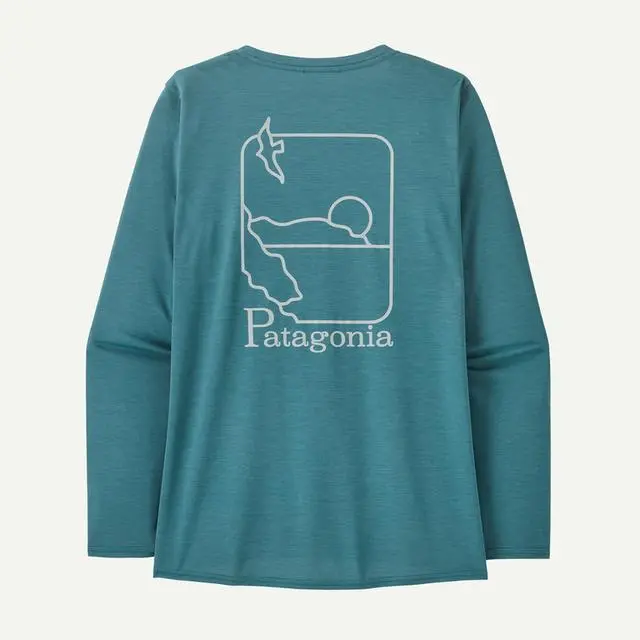 Women's Long-Sleeved Capilene® Cool Daily Graphic Shirt - Waters 1