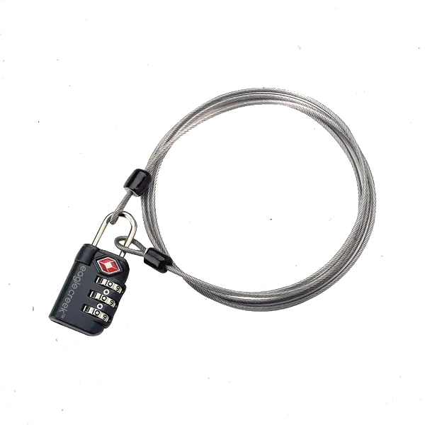 Eagle Creek 3 Dial Tsa Lock & Cable 1