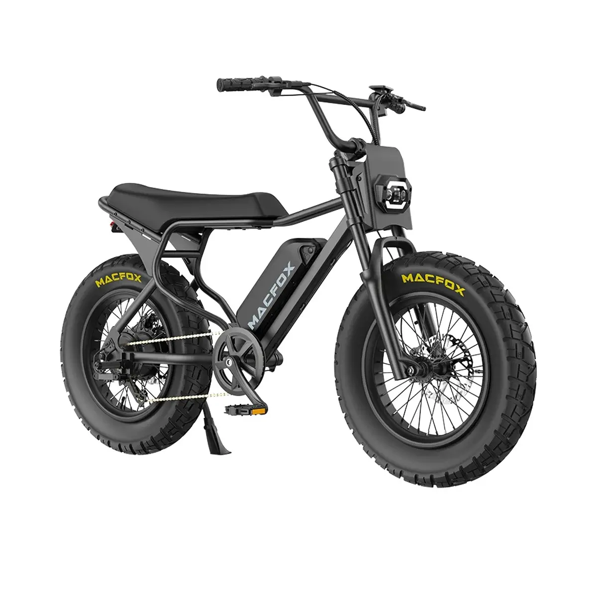 Macfox X7, Riders  4' 11" - 5' 9", 500W 48V, Matte Black 1